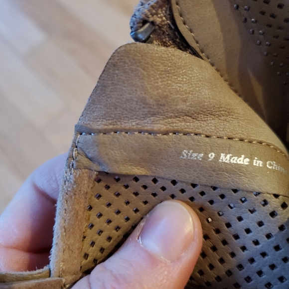 Dolce vita tan suede lace up block heels - Picture 7 of 7